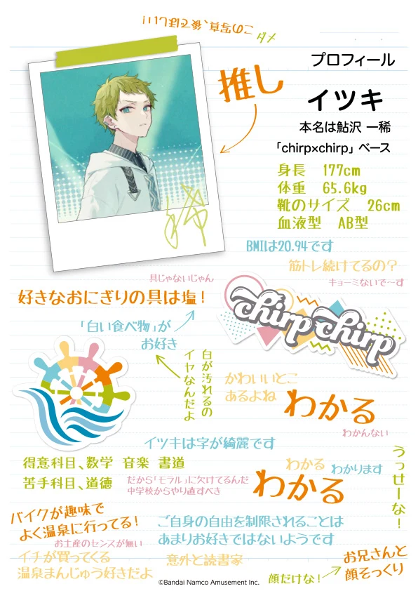 イツキ のプロフィールカード