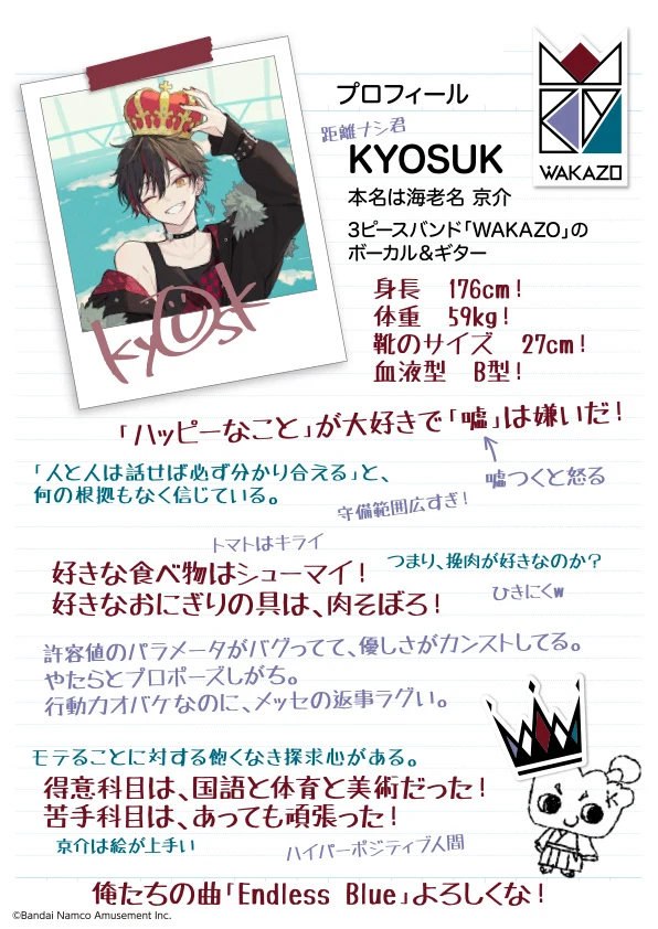 KYOSUK のプロフィールカード